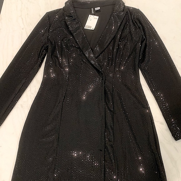 h&m sequin jacket